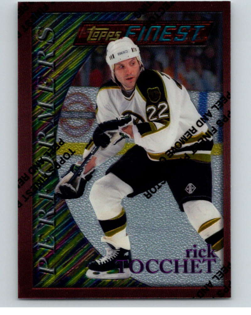 1995-96 Topps Finest #133 Rick Tocchet Boston Bruins V54558 Image 1