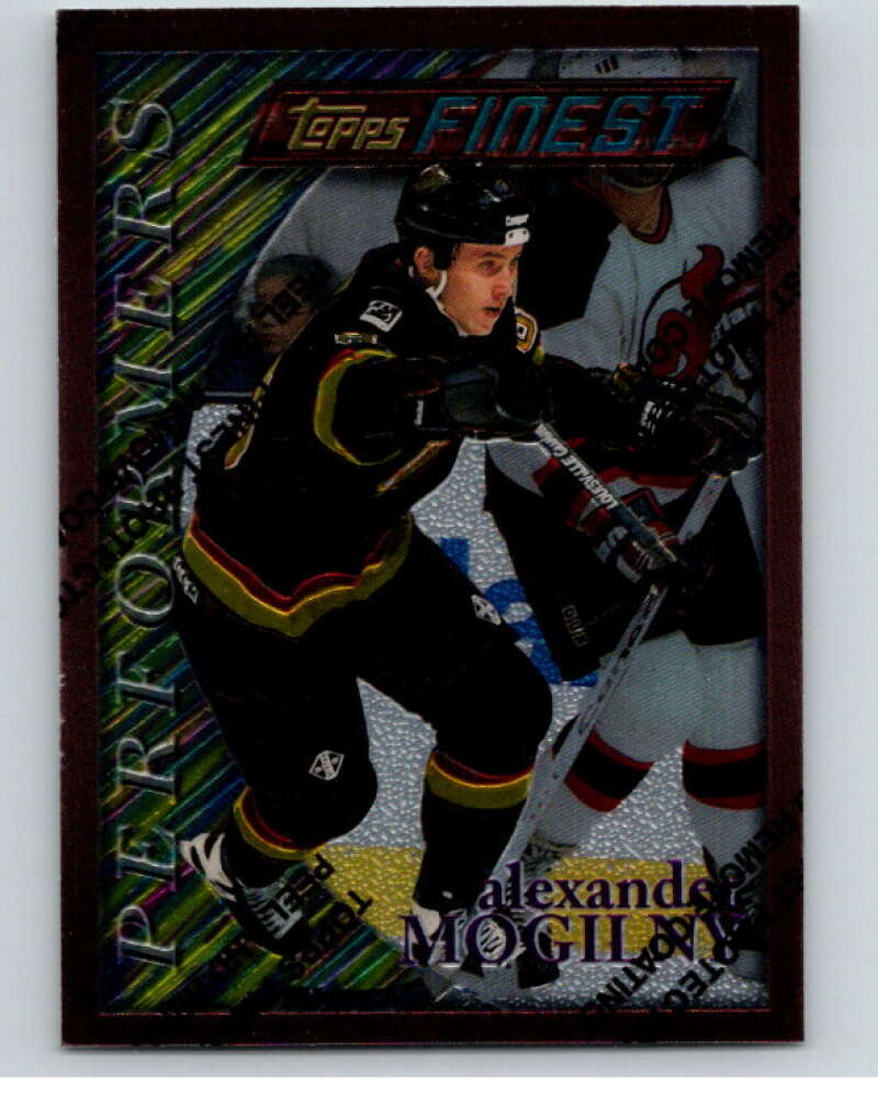 1995-96 Topps Finest #160 Alexander Mogilny Vancouver Canucks V54560 Image 1