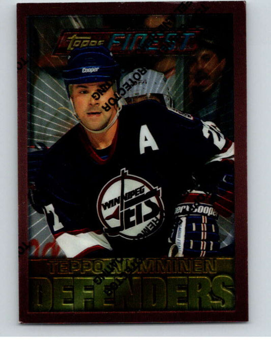 1995-96 Topps Finest #167 Teppo Numminen  Winnipeg Jets  V54561 Image 1