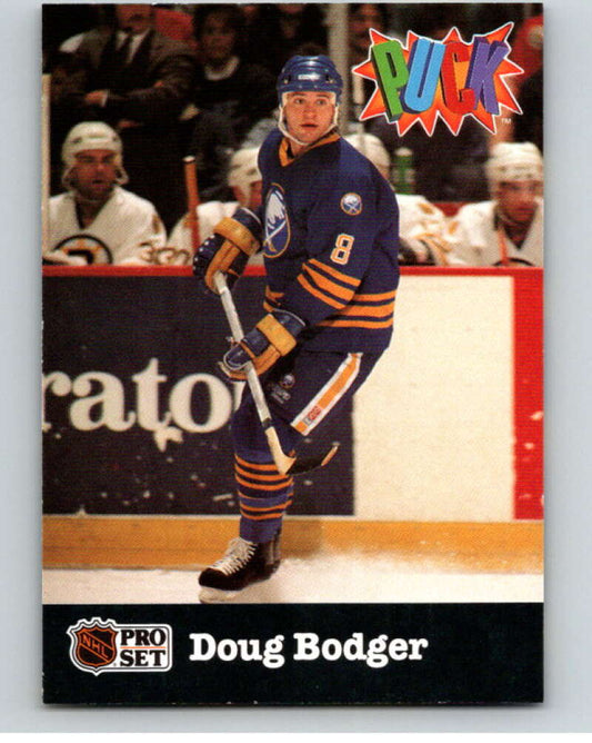 1991-92 Pro Set Puck Candy #3 Doug Bodger  Buffalo Sabres  V54590 Image 1