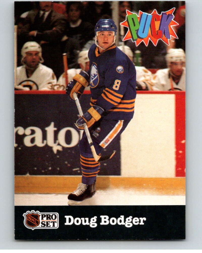 1991-92 Pro Set Puck Candy #3 Doug Bodger Buffalo Sabres V54590 Image 1