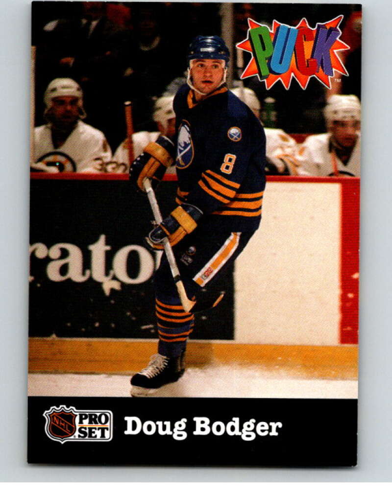 1991-92 Pro Set Puck Candy #3 Doug Bodger Buffalo Sabres V54593 Image 1