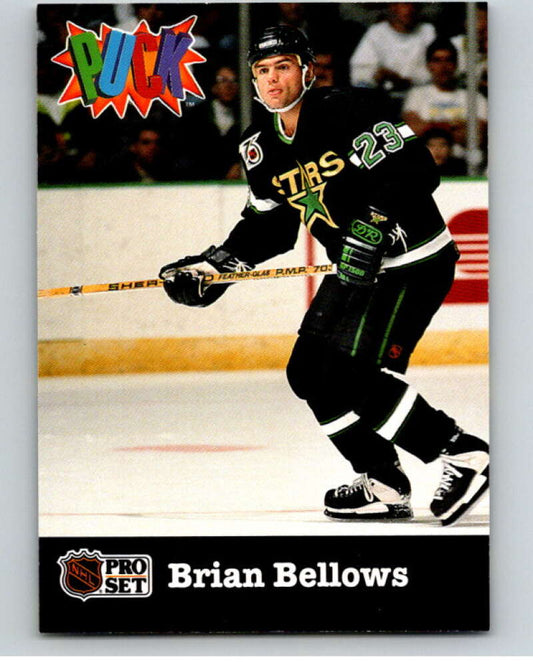 1991-92 Pro Set Puck Candy #13 Brian Bellows  Minnesota North Stars  V54611 Image 1