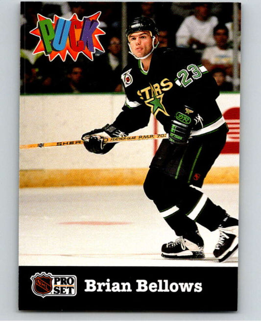 1991-92 Pro Set Puck Candy #13 Brian Bellows  Minnesota North Stars  V54615 Image 1