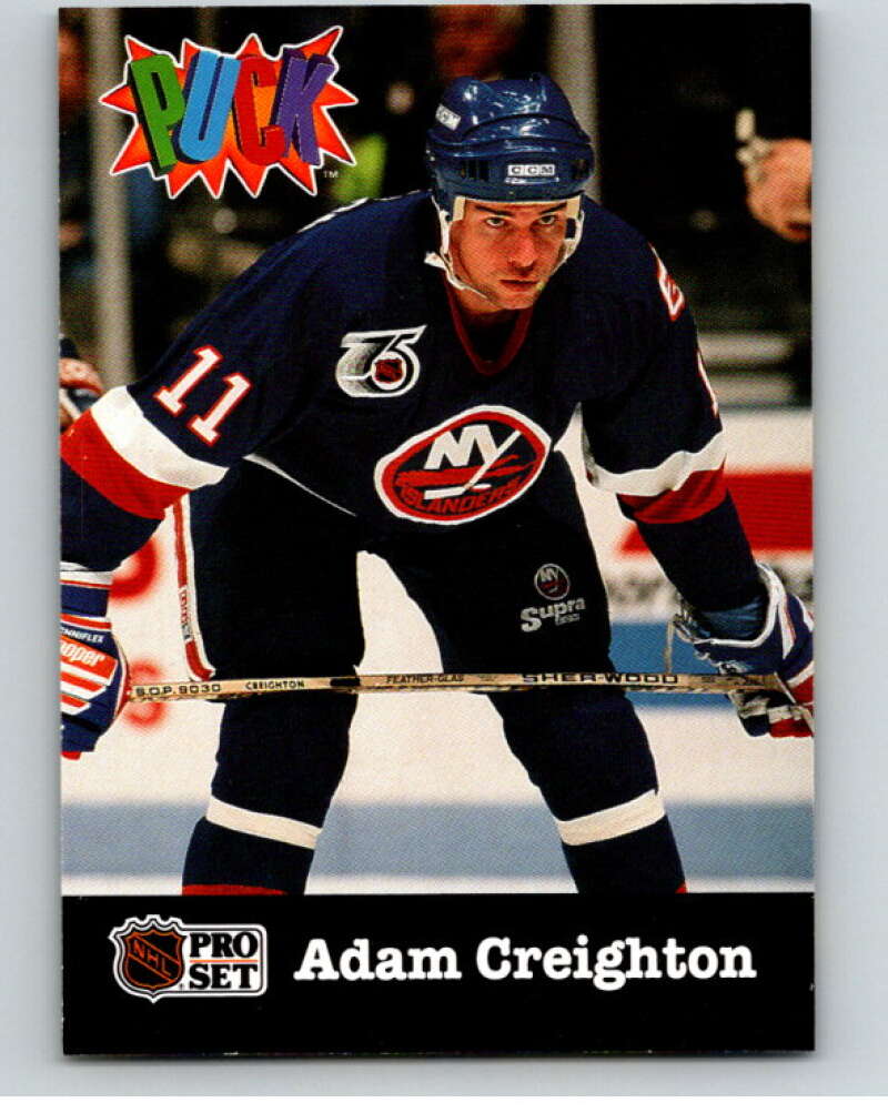 1991-92 Pro Set Puck Candy #17 Adam Creighton V54620 Image 1