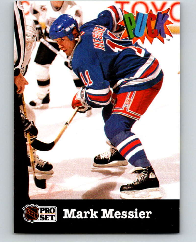 1991-92 Pro Set Puck Candy #19 Mark Messier V54622 Image 1