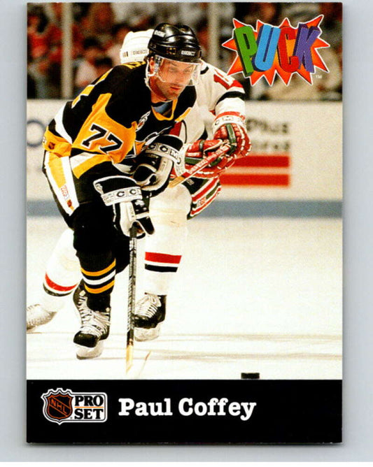 1991-92 Pro Set Puck Candy #21 Paul Coffey   V54627 Image 1