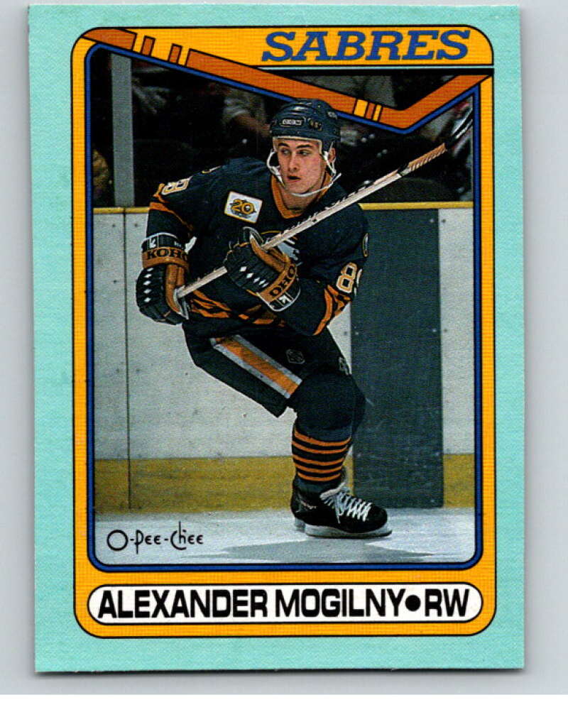 1990-91 O-Pee-Chee Box Bottoms #A Alexander Mogilny V54672 Image 1