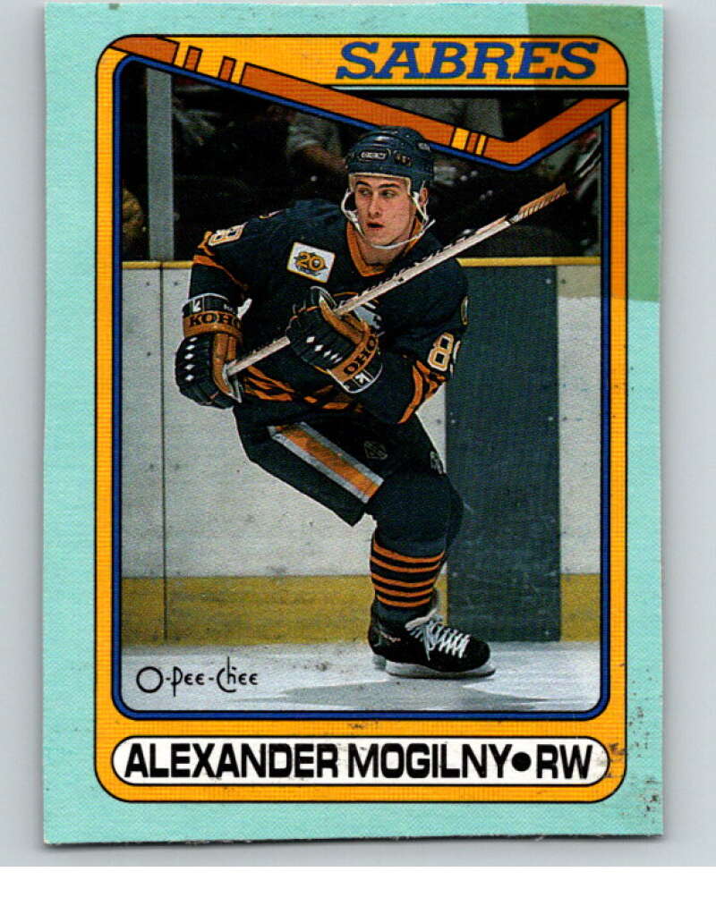 1990-91 O-Pee-Chee Box Bottoms #A Alexander Mogilny V54674 Image 1