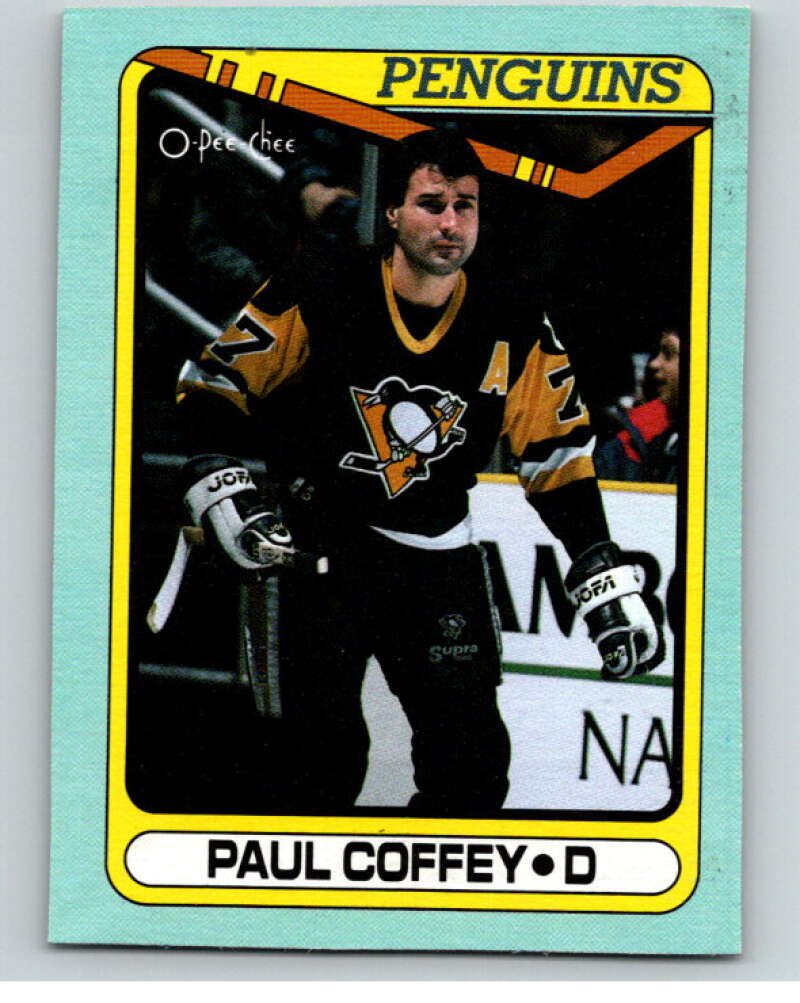 1990-91 O-Pee-Chee Box Bottoms #C Paul Coffey V54678 Image 1