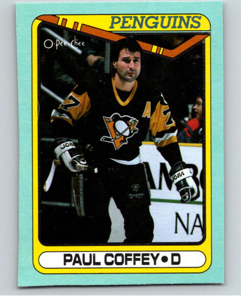 1990-91 O-Pee-Chee Box Bottoms #C Paul Coffey V54679 Image 1