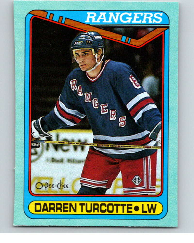 1990-91 O-Pee-Chee Box Bottoms #K Darren Turcotte V54690 Image 1