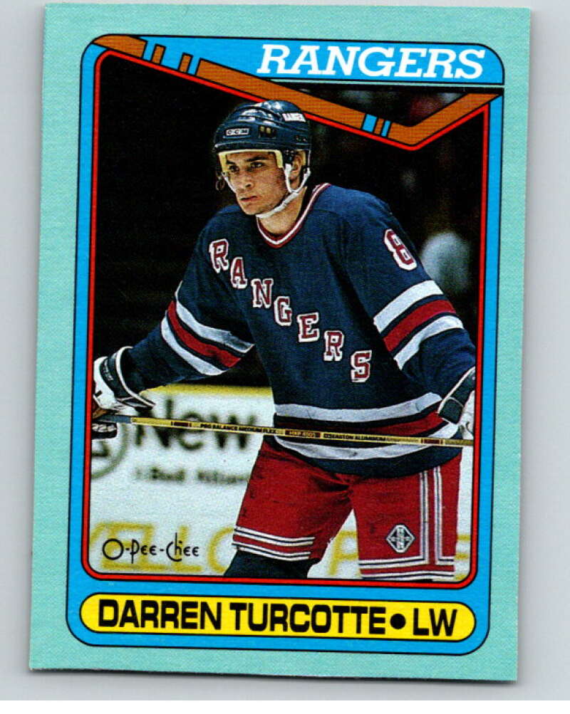 1990-91 O-Pee-Chee Box Bottoms #K Darren Turcotte V54691 Image 1