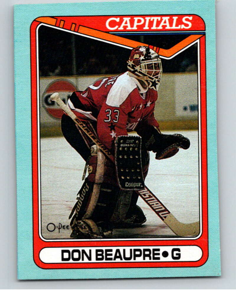 1990-91 O-Pee-Chee Box Bottoms #O Don Beaupre V54697 Image 1