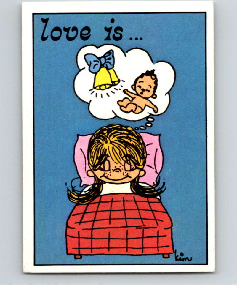 1977 Italy Panini Love Is... Albulm Sticker #9 - V54794 Image 1