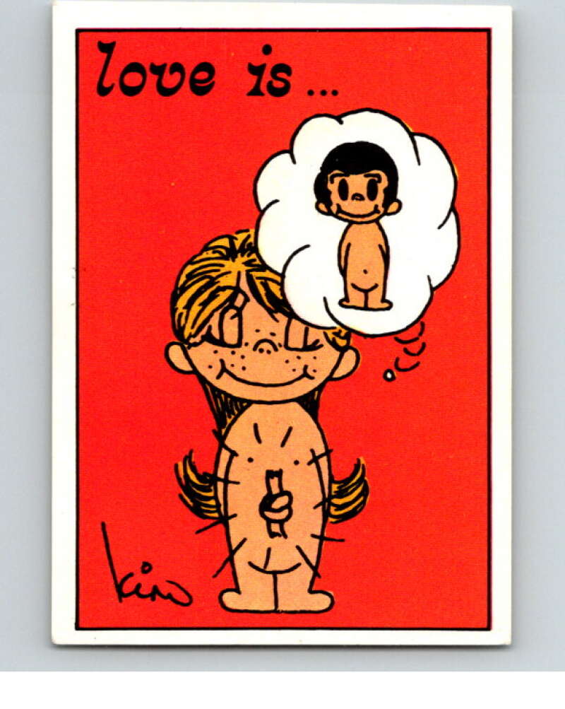 1977 Italy Panini Love Is... Albulm Sticker #14 - V54798 Image 1