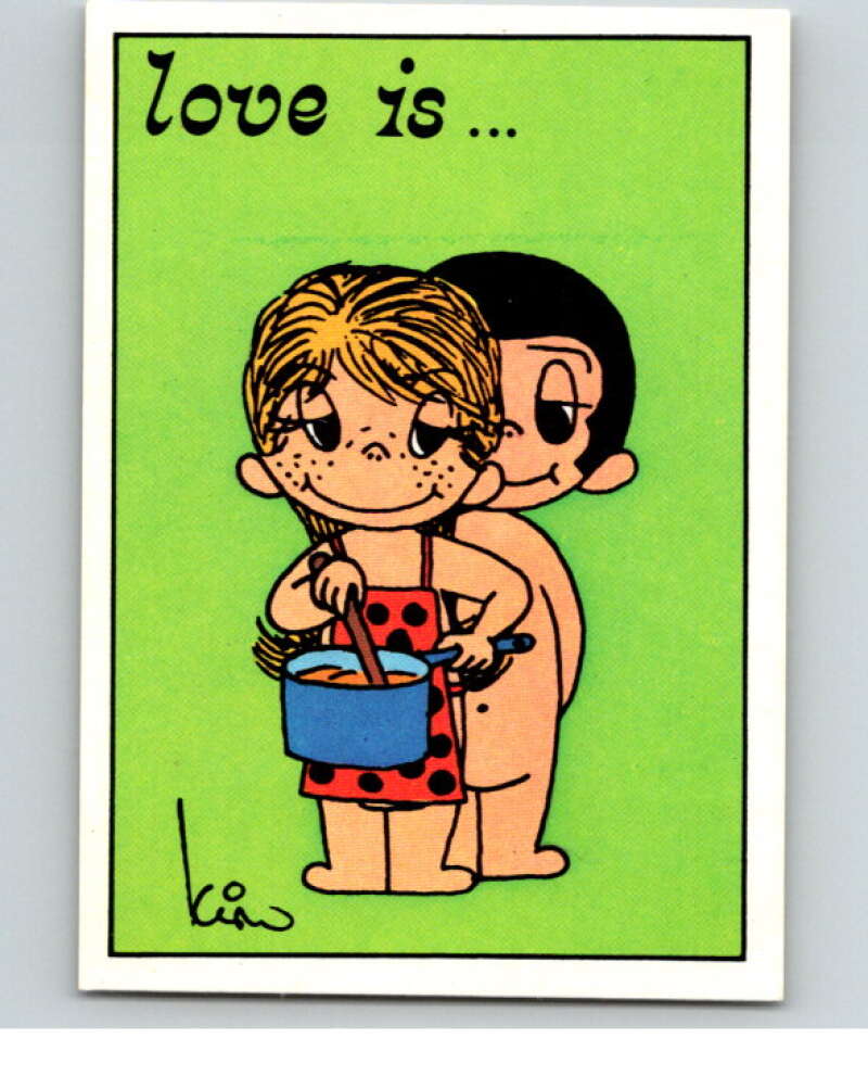 1977 Italy Panini Love Is... Albulm Sticker #19 - V54799 Image 1
