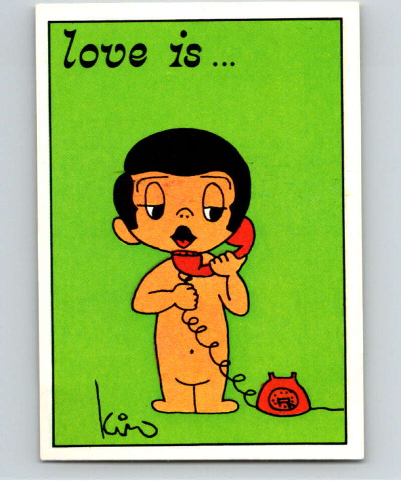 1977 Italy Panini Love Is... Albulm Sticker #32 - V54801 Image 1