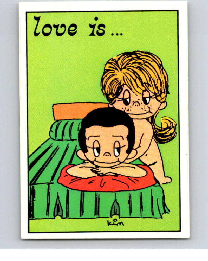 1977 Italy Panini Love Is... Albulm Sticker #35 - V54803 Image 1