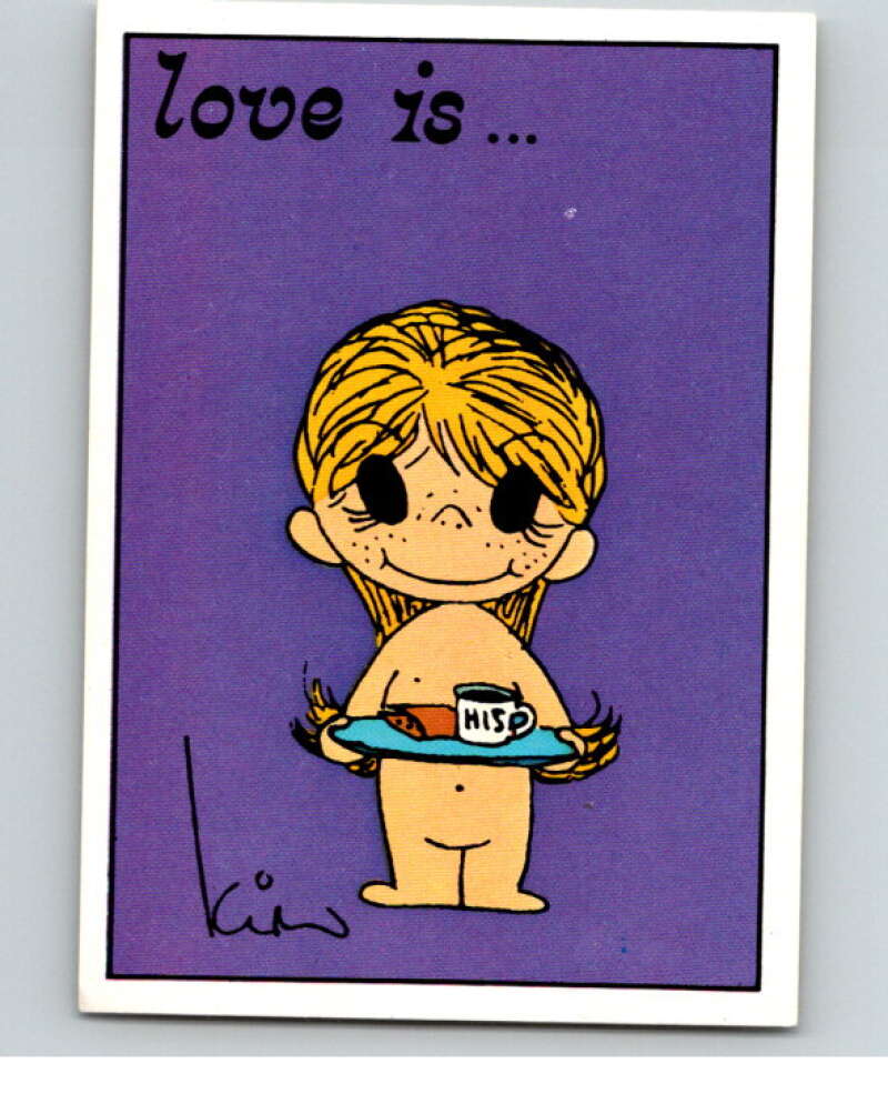 1977 Italy Panini Love Is... Albulm Sticker #38 - V54805 Image 1