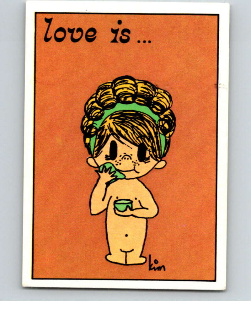 1977 Italy Panini Love Is... Albulm Sticker #54 - V54810 Image 1
