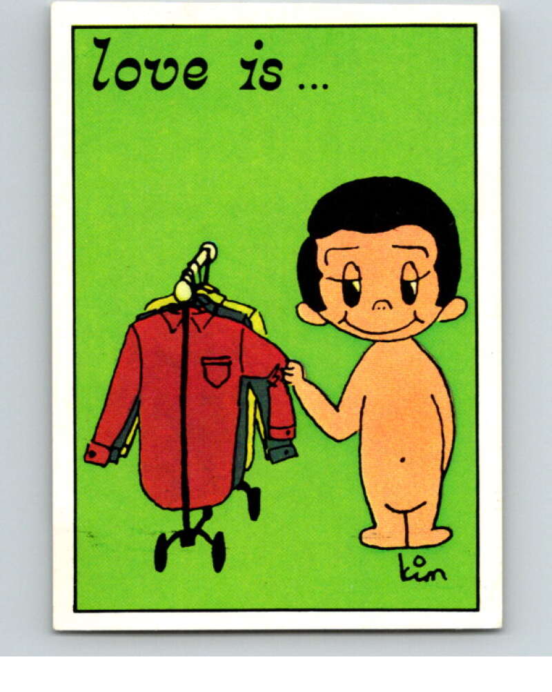 1977 Italy Panini Love Is... Albulm Sticker #55 - V54811 Image 1