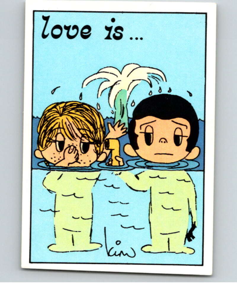 1977 Italy Panini Love Is... Albulm Sticker #58 - V54812 Image 1