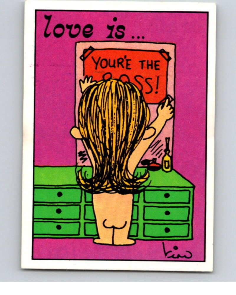 1977 Italy Panini Love Is... Albulm Sticker #64 - V54813 Image 1