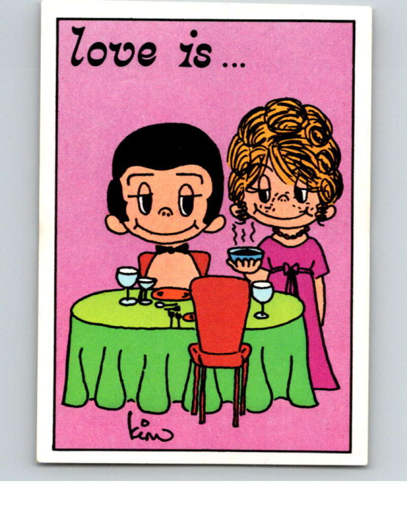 1977 Italy Panini Love Is... Albulm Sticker #68 - V54815 Image 1