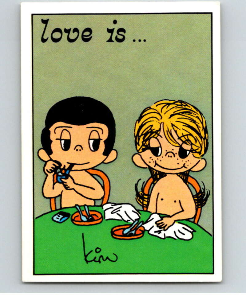 1977 Italy Panini Love Is... Albulm Sticker #74 - V54817 Image 1