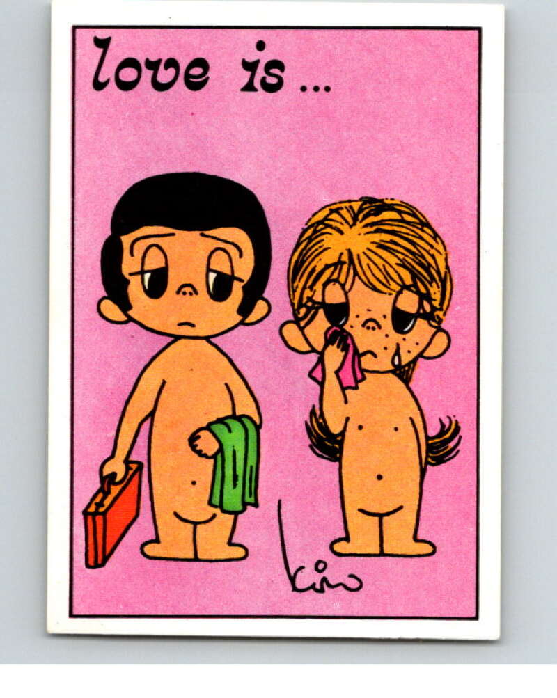 1977 Italy Panini Love Is... Albulm Sticker #76 - V54818 Image 1