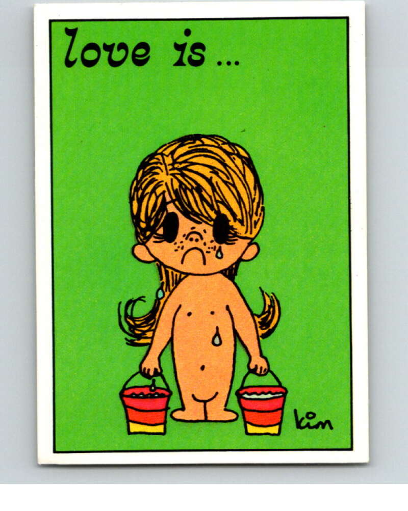 1977 Italy Panini Love Is... Albulm Sticker #80 - V54822 Image 1