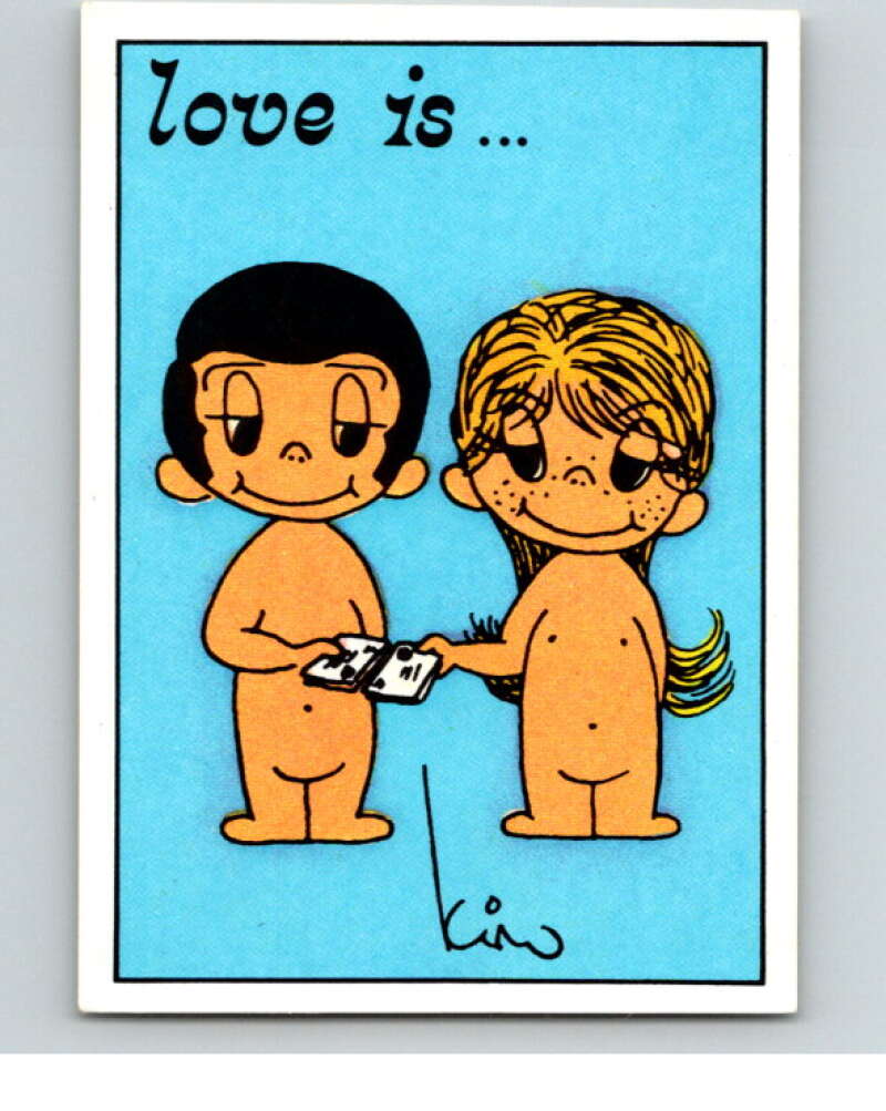 1977 Italy Panini Love Is... Albulm Sticker #86 - V54824 Image 1