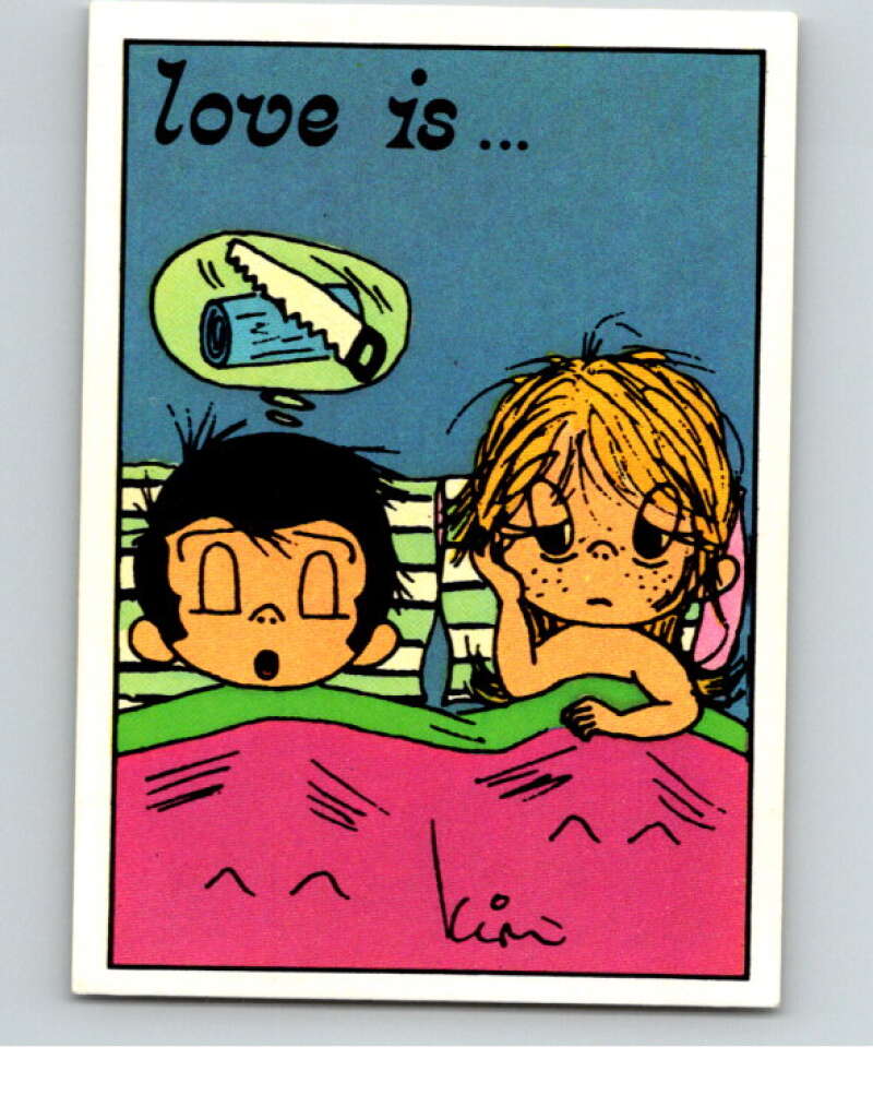 1977 Italy Panini Love Is... Albulm Sticker #90 - V54826 Image 1