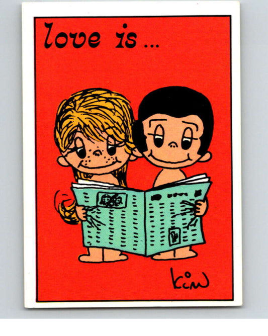 1977 Italy Panini Love Is... Albulm Sticker #92 -  V54827 Image 1