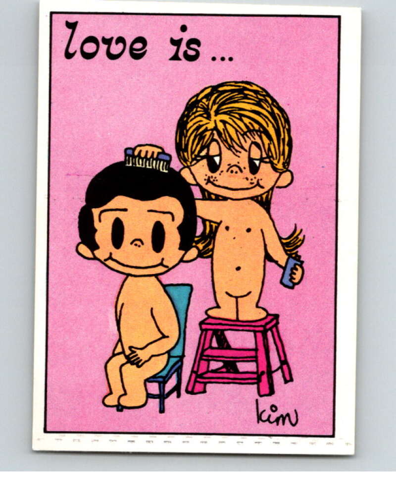 1977 Italy Panini Love Is... Albulm Sticker #93 - V54828 Image 1