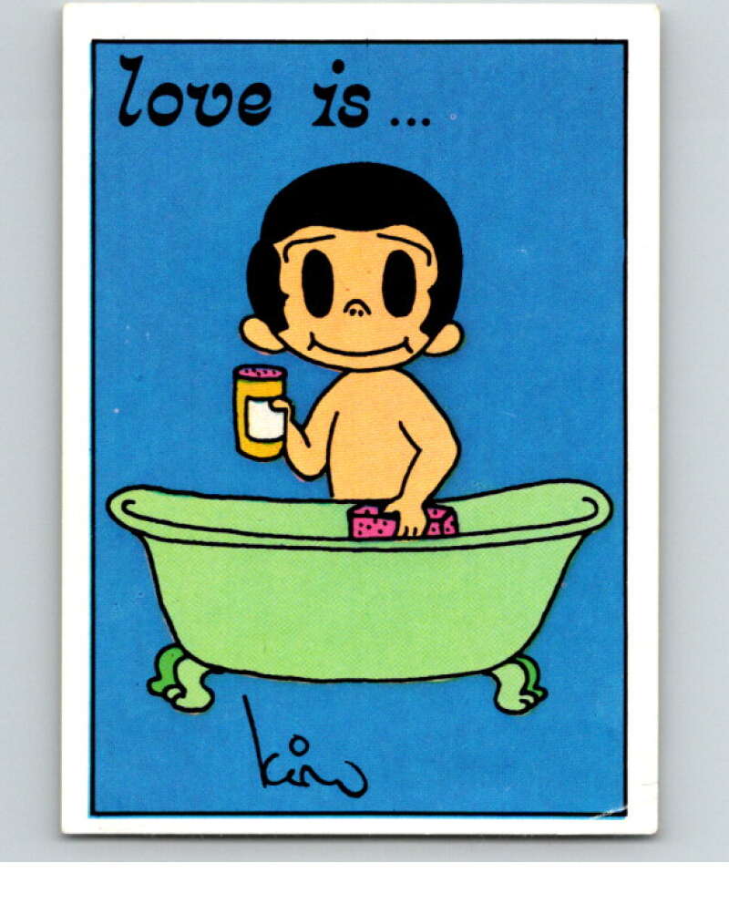 1977 Italy Panini Love Is... Albulm Sticker #96 - V54830 Image 1
