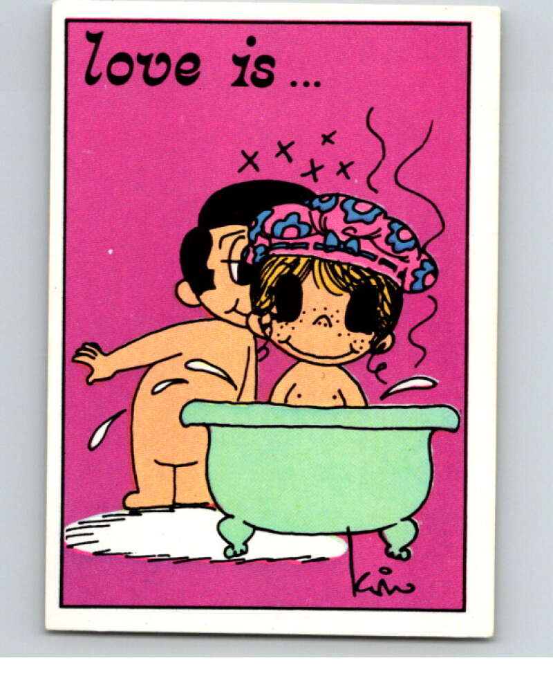 1977 Italy Panini Love Is... Albulm Sticker #97 - V54831 Image 1