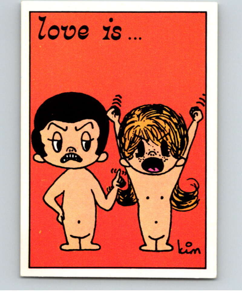 1977 Italy Panini Love Is... Albulm Sticker #105 - V54833 Image 1