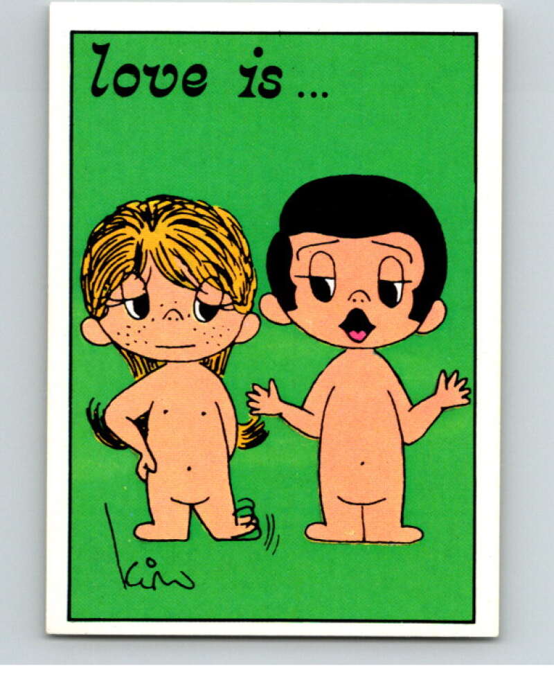 1977 Italy Panini Love Is... Albulm Sticker #106 - V54834 Image 1