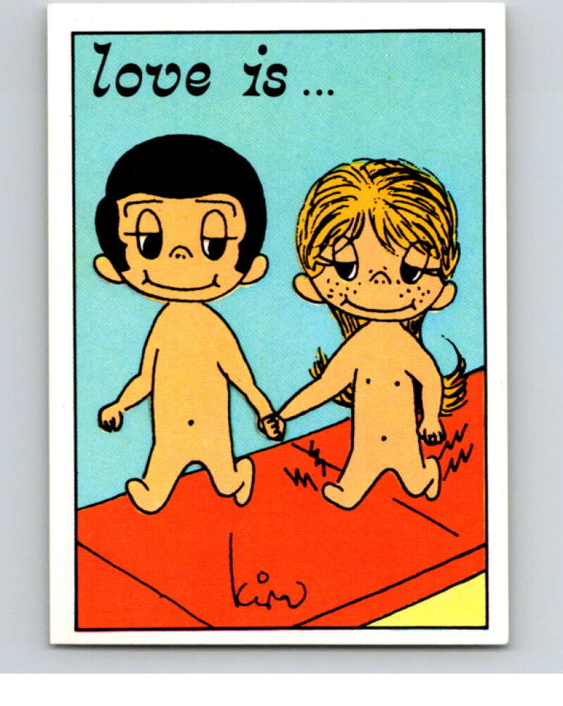 1977 Italy Panini Love Is... Albulm Sticker #111 - V54837 Image 1