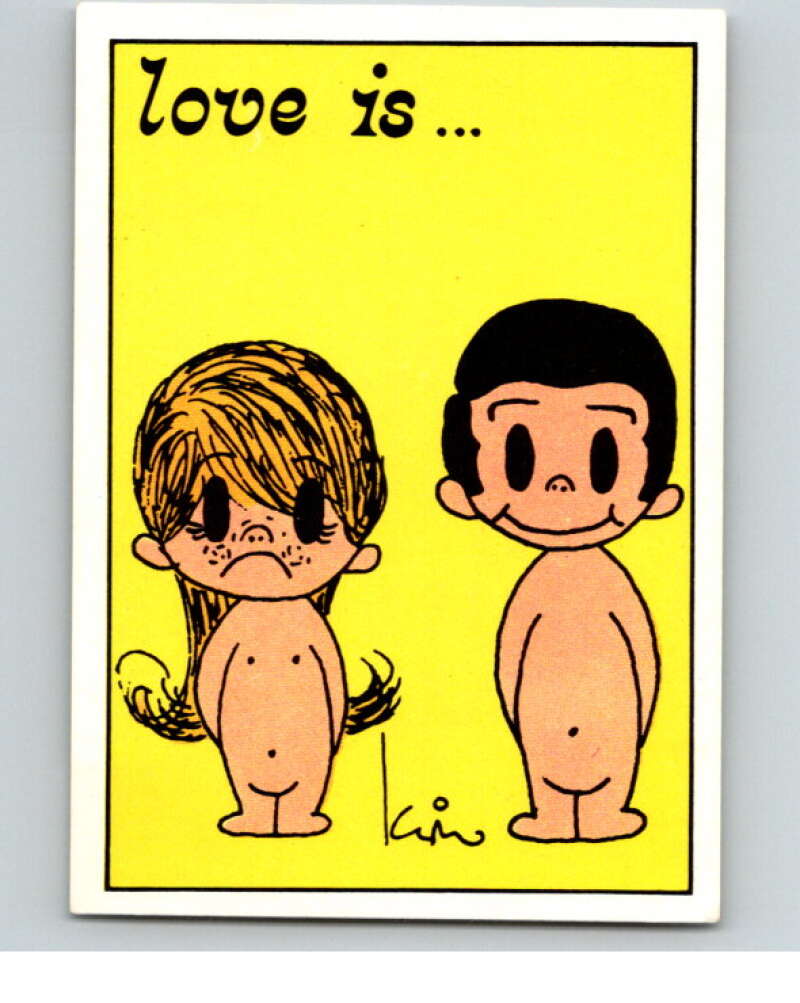 1977 Italy Panini Love Is... Albulm Sticker #116 - V54842 Image 1