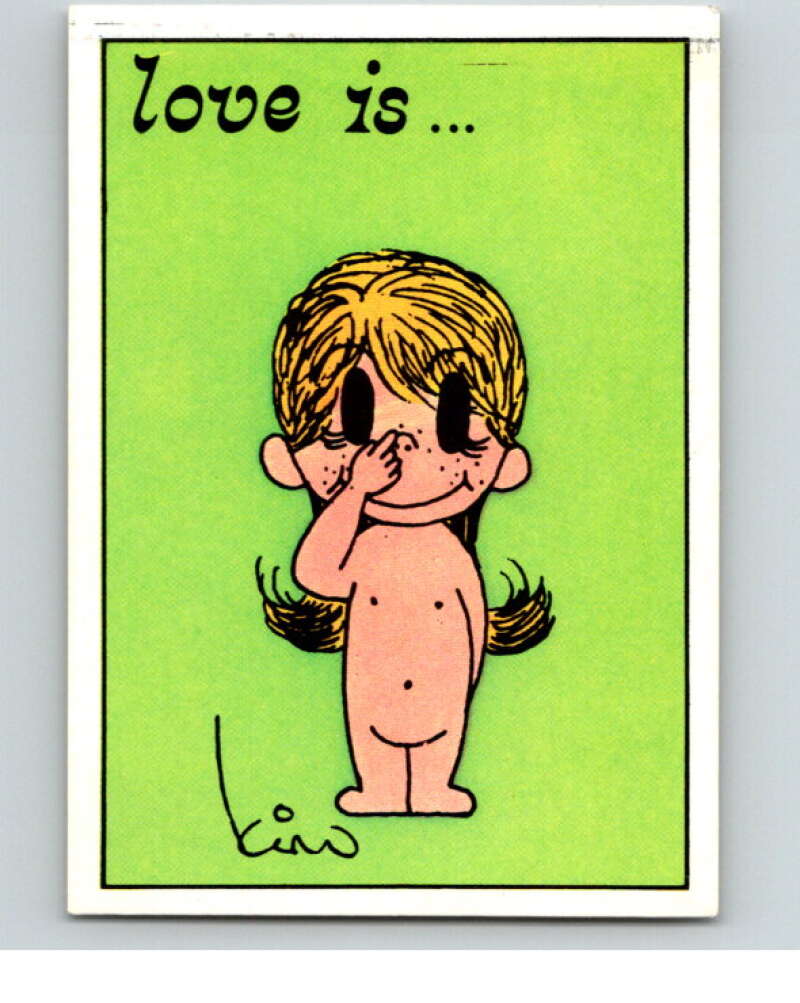 1977 Italy Panini Love Is... Albulm Sticker #118 - V54844 Image 1