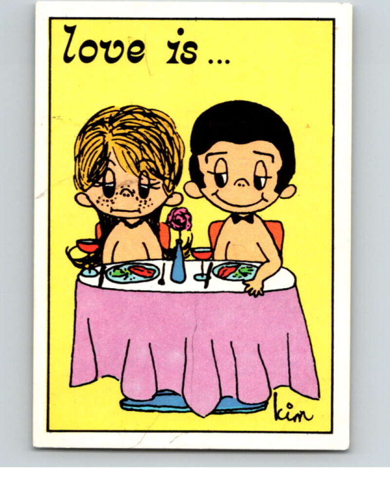 1977 Italy Panini Love Is... Albulm Sticker #126 - V54849 Image 1