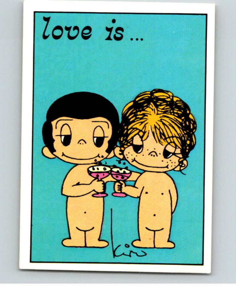 1977 Italy Panini Love Is... Albulm Sticker #129 - V54852 Image 1