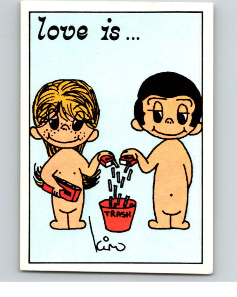 1977 Italy Panini Love Is... Albulm Sticker #137 - V54856 Image 1