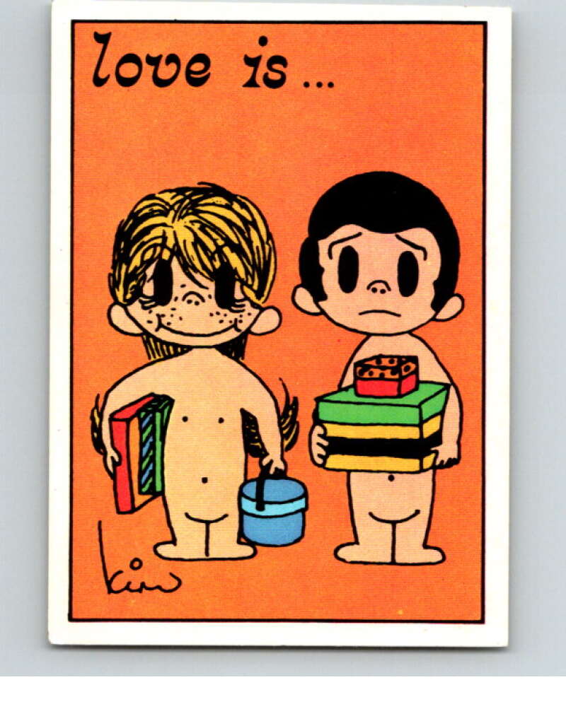 1977 Italy Panini Love Is... Albulm Sticker #144 - V54859 Image 1