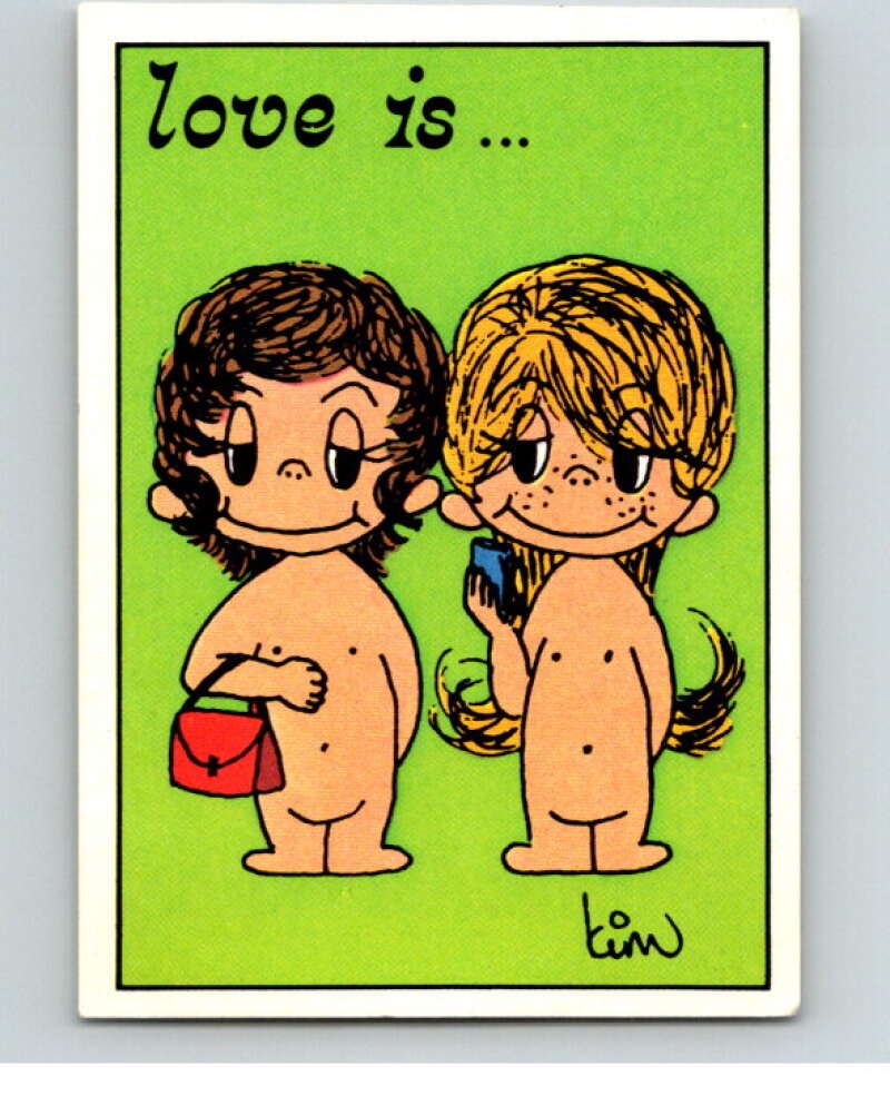 1977 Italy Panini Love Is... Albulm Sticker #146 - V54861 Image 1