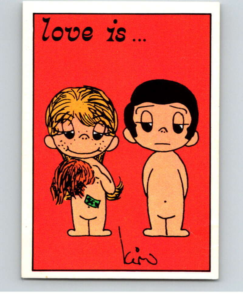 1977 Italy Panini Love Is... Albulm Sticker #148 - V54862 Image 1