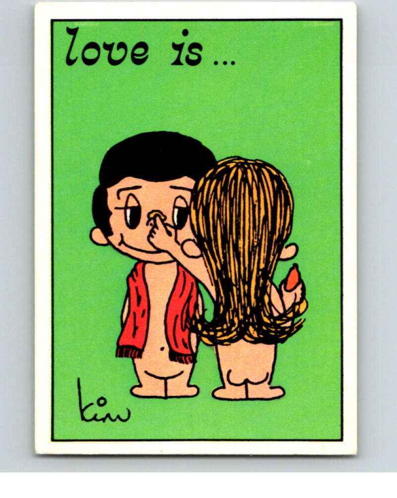1977 Italy Panini Love Is... Albulm Sticker #157 - V54866 Image 1